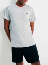 Pijama Curto Hering 7613 Masculino Gola V Algodão T. P/XXG