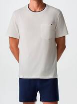 Pijama Curto Hering 7C26 Masculino Bolso Embutido Algodão T. P/XXG Pijama Curto Hering 7C26 Masculino Bolso Embutido Algodão T. P/XXG