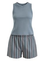 Pijama Curto Hering Intimates KCCK Feminino Estampado Canelado Algodão T. P/XG Pijama Curto Hering Intimates KCCK Feminino Estampado Canelado Algodão T. P/XG