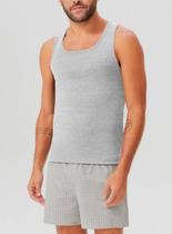 Pijama Curto Hering Q8JH Masculino Com Samba Canção Algodão T. P/XXG