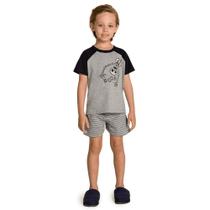 Pijama Curto Infantil Booth Familia Skeleton Brilha No Escuro Pijama Curto Infantil Booth Familia Skeleton Brilha No Escuro
