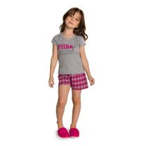 Pijama Curto Infantil Menina Filha Bella Notte