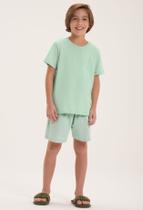 Pijama Curto Infantil Menino Algodão Cor com Amor