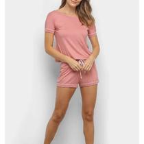 Pijama Curto Lupo Short Doll Viscose Feminino Adulto Ref 24243