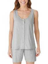 Pijama Curto Malwee 1000133177 Feminino Com Botões Algodão T. P/XGG