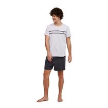 Pijama Curto Masculino Em Algodão Supima