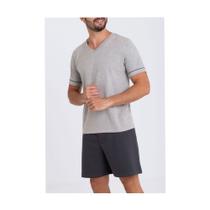 Pijama Curto Masculino Gola V Lupo 28000-001