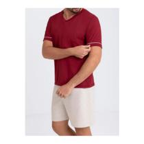 Pijama Curto Masculino Gola V Lupo 28000-001