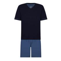 Pijama Curto Masculino Lupo 28000-001 100% Algodão