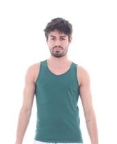 Pijama Curto Masculino Regata e Cueca Algodão Mechler