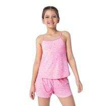 Pijama Curto Microfibra Menina Teen Unicórnio Kawaii - Puket