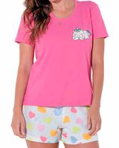 Pijama Curto Shortdoll Malha Algodão Fofura Unicórnio Demillus 220077 Pijama Curto Shortdoll Malha Algodão Fofura Unicórnio Demillus 220077