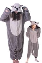 Pijama DarkCom Animal Sea Otter Flanela Unissex para Adultos Pijama DarkCom Animal Sea Otter Flanela Unissex para Adultos