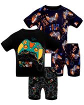 Pijama DAUGHTER QUEEN Boys Toddler Summer 100% algodão orgânico
