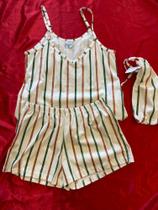 Pijama de alça algodão