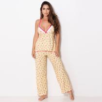 Pijama de Alcinha e Calça Estampado