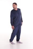 Pijama de Fleece Inverno Quentinho Masculino