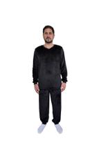 Pijama de Fleece Inverno Quentinho Masculino Pijama de Fleece Inverno Quentinho Masculino