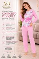 Pijama De Frio Feminino Adulto Inverno Longo Malha Algodão Premium Estamapado Pijama De Frio Feminino Adulto Inverno Longo Malha Algodão Premium Estamapado