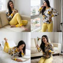 Pijama De Frio Feminino Adulto Inverno Longo