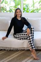 Pijama De Frio Manga Longa Xadrez Empório Do Algodão Pijama De Frio Manga Longa Xadrez Empório Do Algodão