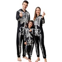 Pijama de Halloween ANGELGGH Family Matching Skeleton