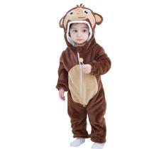 Pijama de Halloween Costume FHSFDZSW Monkey Baby Flannel 0-3T Pijama de Halloween Costume FHSFDZSW Monkey Baby Flannel 0-3T