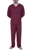 Pijama de Inverno Blusa de Frio Masculino Manga Longa Calça Comprida- c7 ALEX