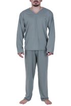 Pijama de Inverno Blusa de Frio Masculino Manga Longa Calça Comprida - c7 ALEX