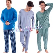 Pijama de Inverno Masculino - Aqueça do frio com classe - Strin Modas
