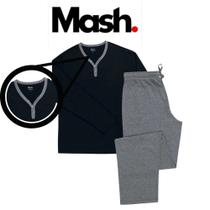 Pijama De Inverno Masculino Mash Manga Comprida Pijama De Inverno Masculino Mash Manga Comprida