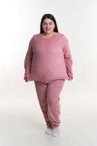 Pijama de Inverno Plus Size Feminino - Super Estilo