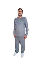 Pijama de Inverno Quentinho Masculino, Adulto, Soft Fleece