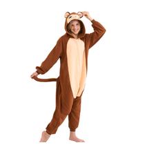 Pijama de lã Joyxiam Kids Monkey de 10 a 12 anos