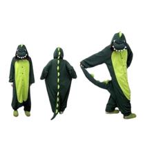 Pijama de lã para meninos com estampa de dinossauro