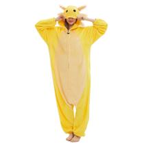 Pijama de macacão DELEY Axolotl, fantasia de cosplay unissex para adultos Pijama de macacão DELEY Axolotl, fantasia de cosplay unissex para adultos
