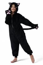 Pijama de macacão infantil para gatos Costume DILUFUN Halloween 3-4T Pijama de macacão infantil para gatos Costume DILUFUN Halloween 3-4T