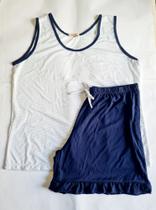 Pijama de malha GG regata docemel Pijama de malha GG regata docemel