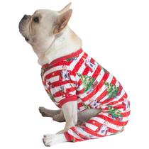 Pijama de Natal CuteBone Dog, macacão de Natal de lã