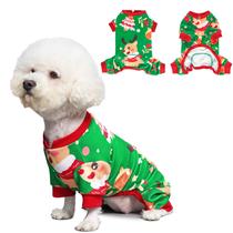 Pijama de Natal para cães KYEESE, casaco elástico de veludo macio Pijama de Natal para cães KYEESE, casaco elástico de veludo macio