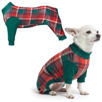 Pijama de Natal para cães Spark Paws Recovery Suit Masculino Green S Pijama de Natal para cães Spark Paws Recovery Suit Masculino Green S