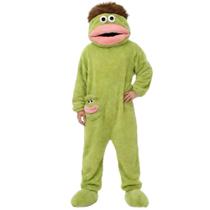 Pijama de pelúcia Brrioe Funny Big Mouth Monster Plush Fleece Pijama de pelúcia Brrioe Funny Big Mouth Monster Plush Fleece