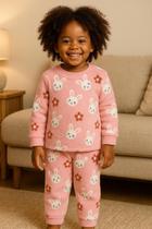 Pijama de Soft Infantil quentinho Tam 6