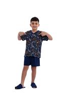 Pijama dinossauro infantil/ juvenil masc. pv ref. 1067 tamanho:2
