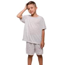 Pijama Diones Com Shorts Estampado e Conforto Infantil