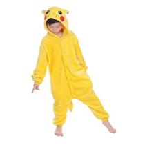 Pijama Do Pikachu Kigurumi Disney - Inverno Plush - Adulto e Infantil
