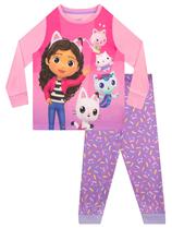 Pijama DreamWorks Gabby's Dollhouse Girls 6 anos multicolorido