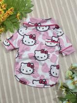 Pijama Duas Patas Hello Kitty para cachorro e gato Tamanho:G