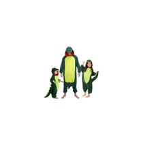 Pijama e fantasia Dinosaur Kigurumi para crianças e adultos