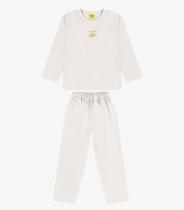 Pijama em Malhão Fruit Rovi Kids Bege Pijama em Malhão Fruit Rovi Kids Bege